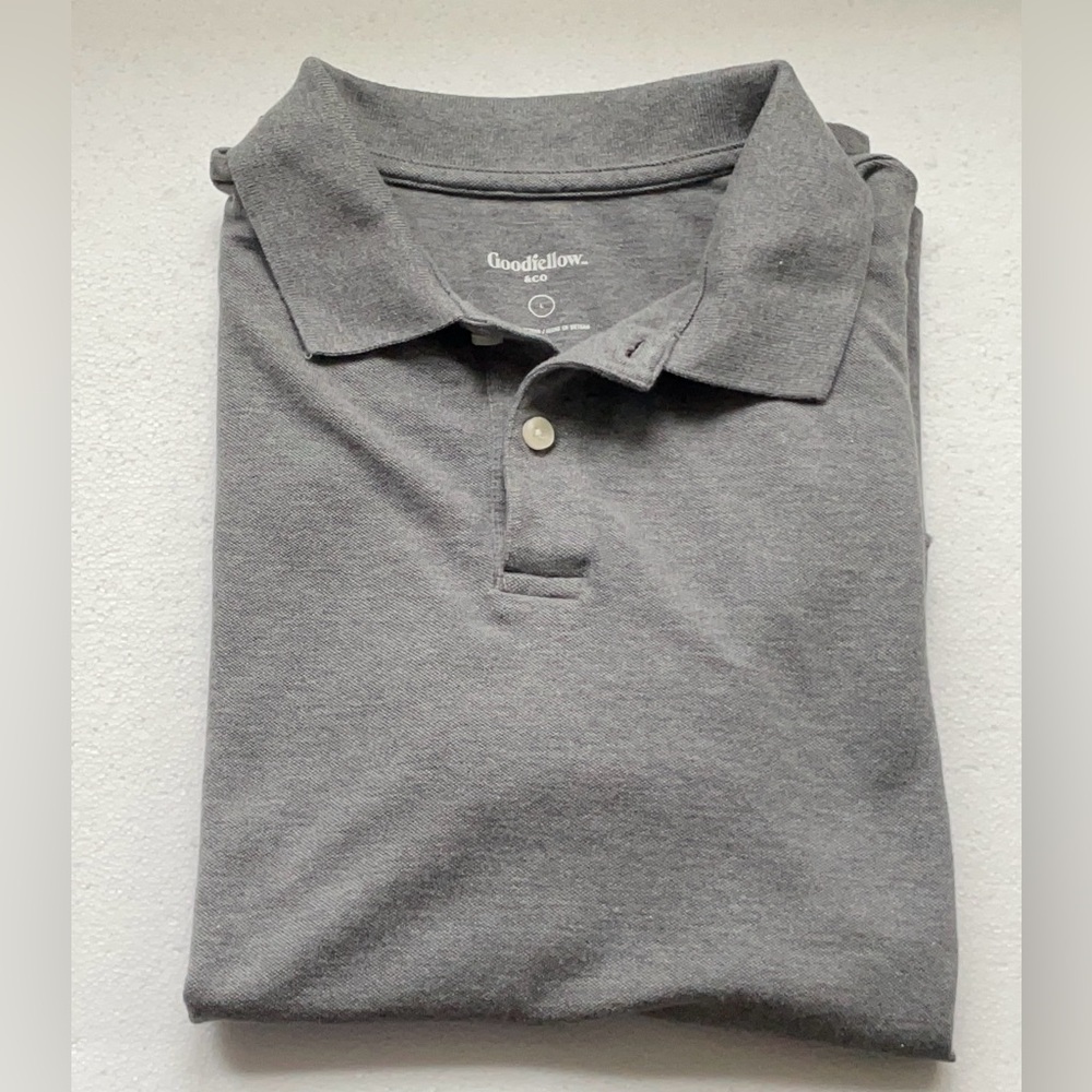GOODFELLOW HEATHER GRAY POLO SCHOOL UNIFORM